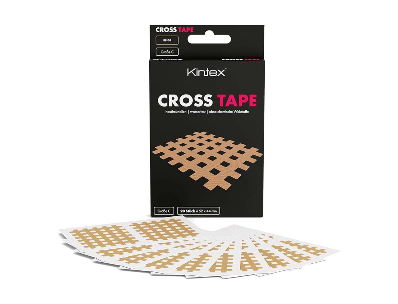 Крос тейпи Kintex Cross tape бежевий