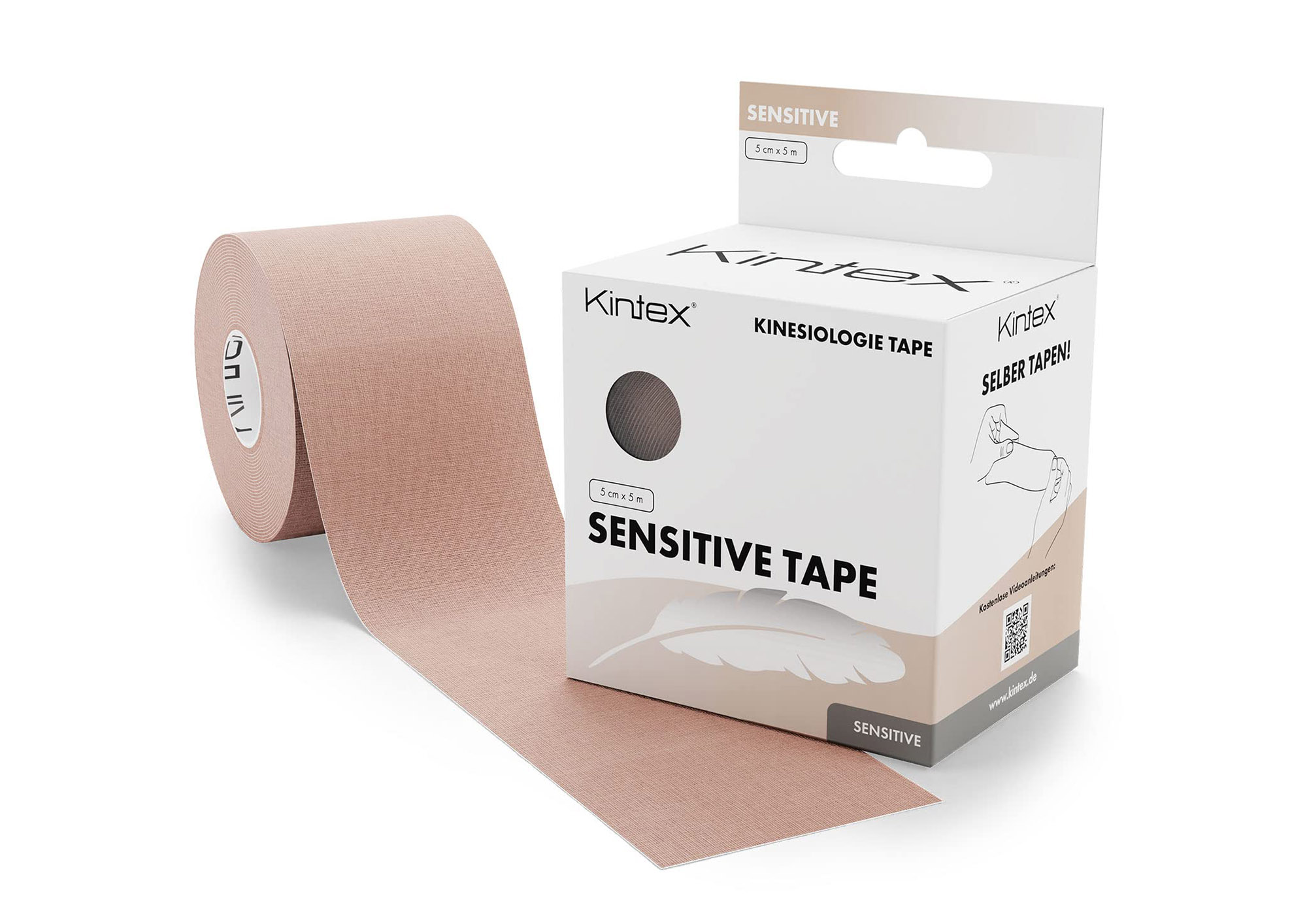 Кінезіо тейпи KINTEX TAPE Sensitive 5cm х 5m